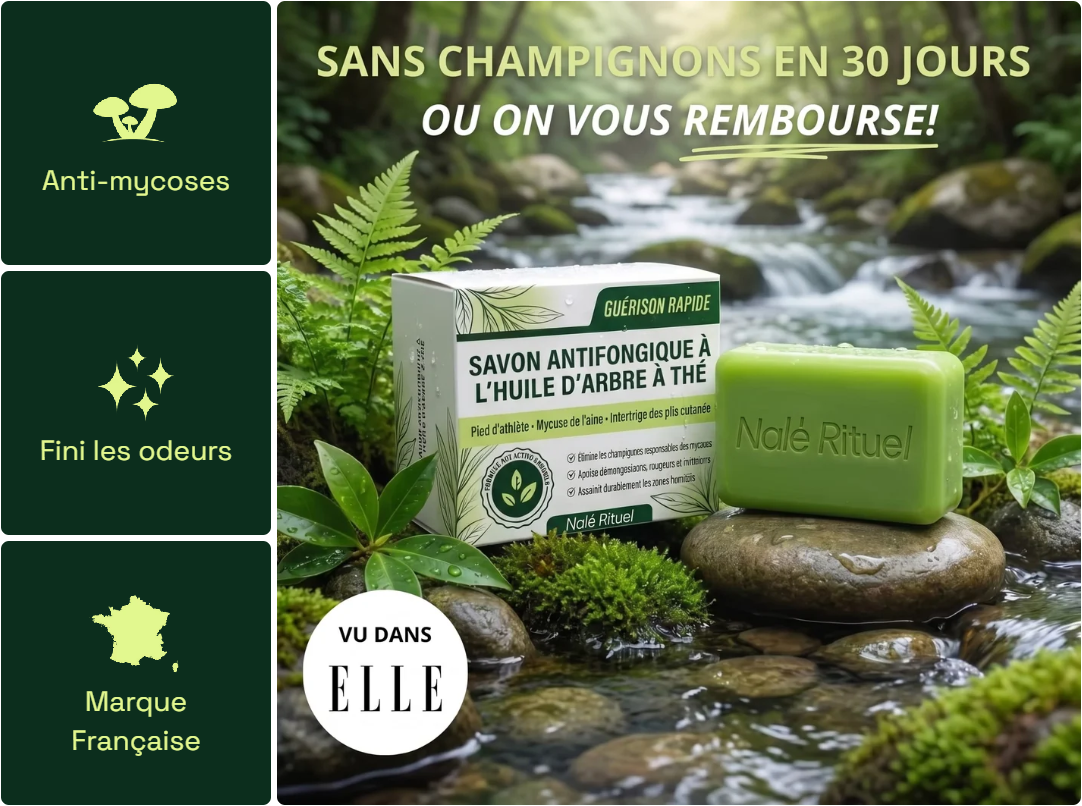 Savon Purifiant Antifongique – Soin Naturel Anti-Mycoses